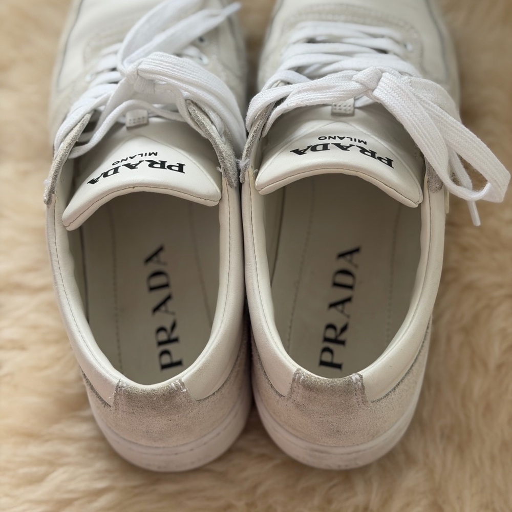 Prada leather sneakers (fits big) - Picture 9 of 11